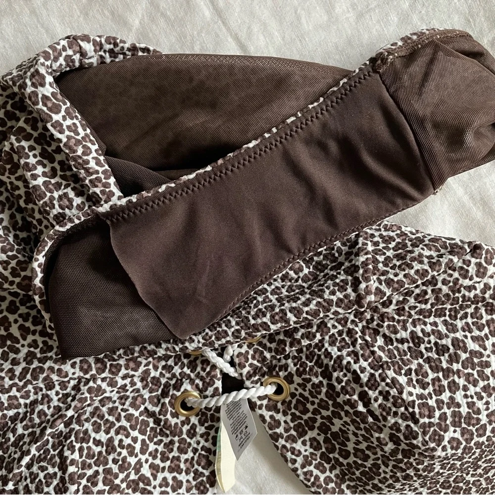 3 for $30 | NWOT SEA LEVEL SWIM Australia Wild Cat Lace Up One Piece Swimsuit - Picture 12 of 15